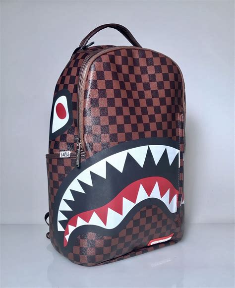 louis vuitton backpack with shark mouth